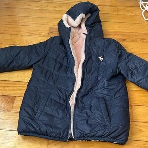 Abercrombie Kids Navy Puffer Jacket